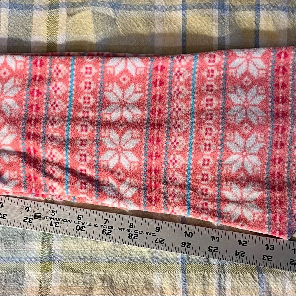 Cozy Pink Snowflake Pajama‎ Pants